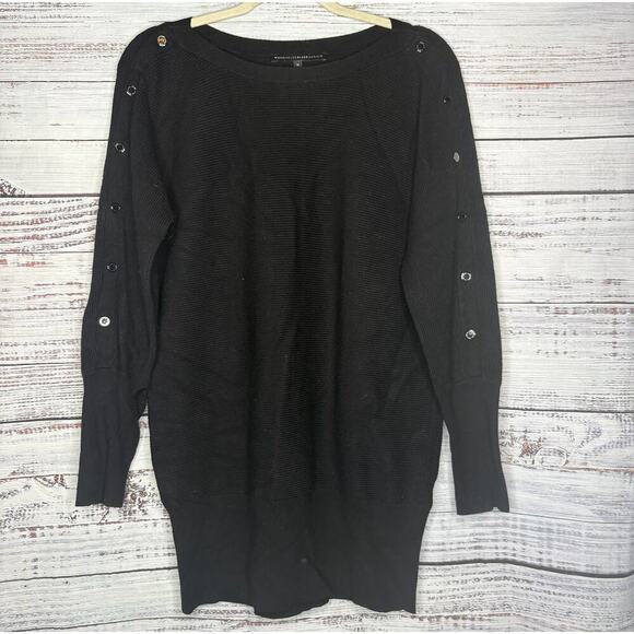 White House Black Market Black Sweater - Picture 2 of 4